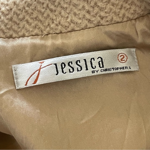 Jessica by Christopher L Wool Blend Jacket Size 2 - Picture 7 of 10